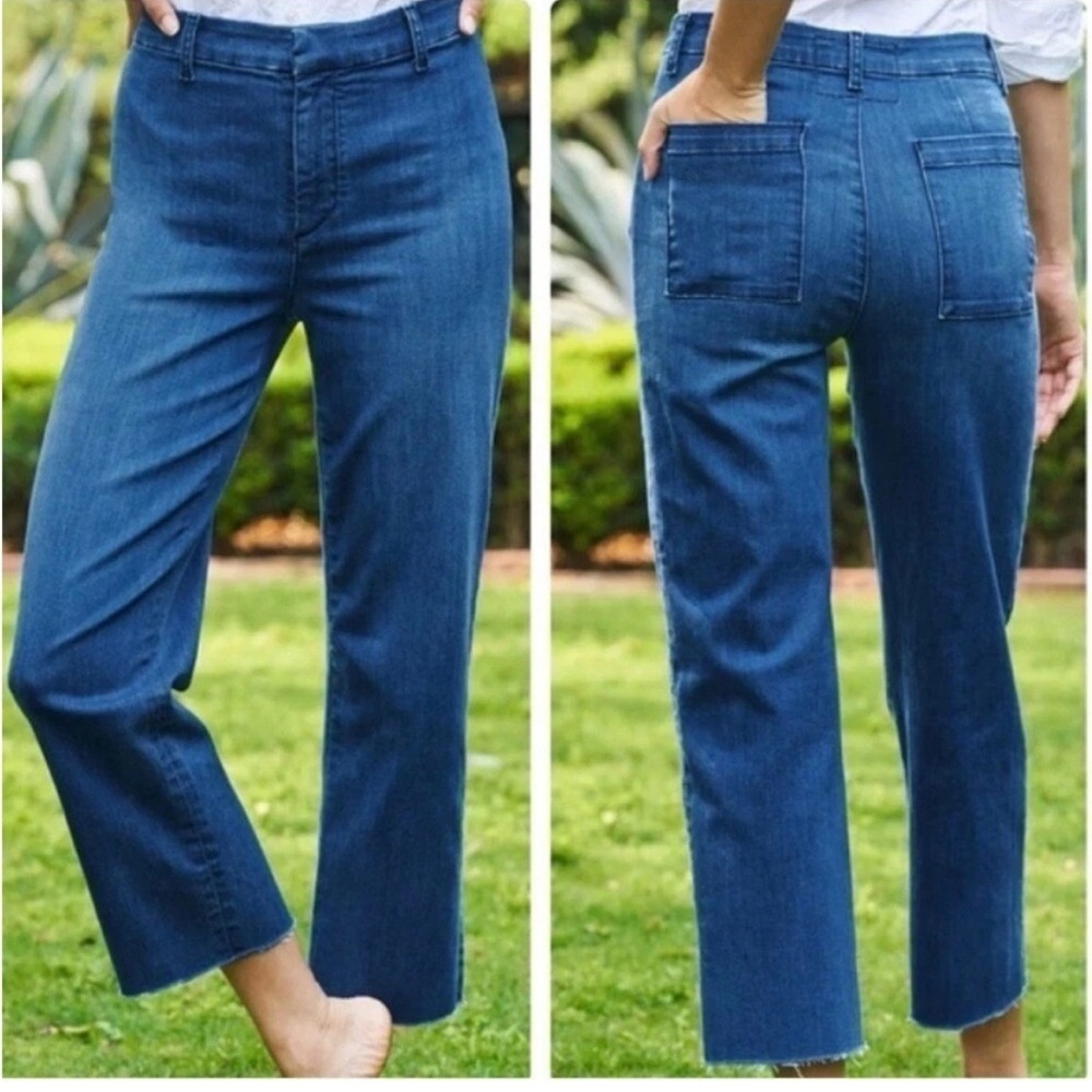 NWOT Frank & Eileen Kinsale Performance Crop Pants Women's 2